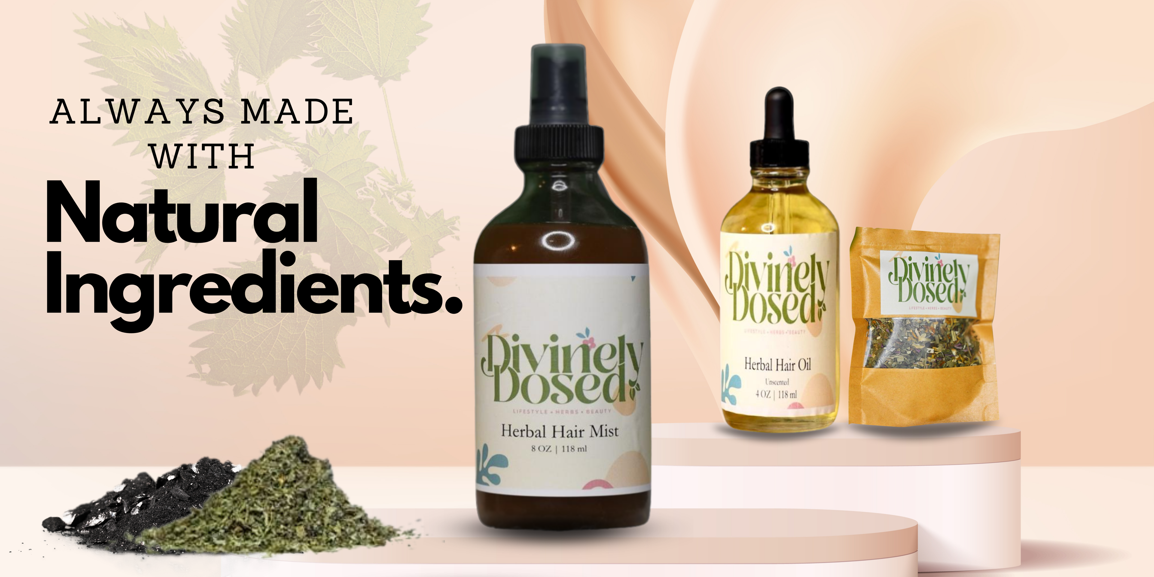 Natural ingredients featured in a variety of products, highlighting their organic and wholesome qualities of Disney dosed
